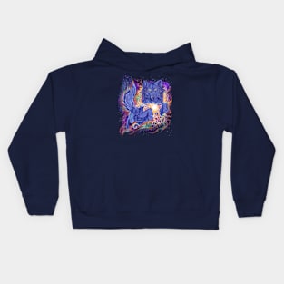 Cosmic Wolf Kids Hoodie